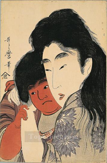 yama uba and kintaro Kitagawa Utamaro Ukiyo e Bijin ga Oil Paintings